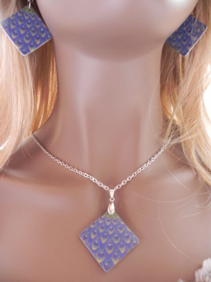 Halsband Påfågel Fyrkant - Bild 7