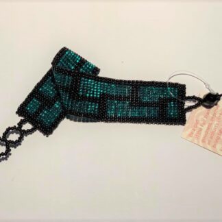 Armband grafiskt petrol