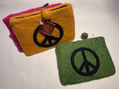 Myntbörs Peace Folk Nepal Fairtrade - rosa - Bild 2