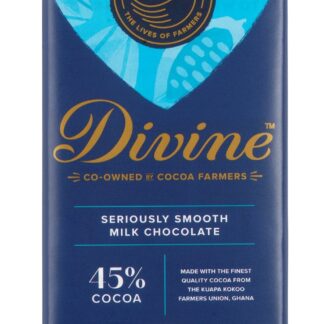 Divine Smooth Milk Chocolate 45% - Fairtrade