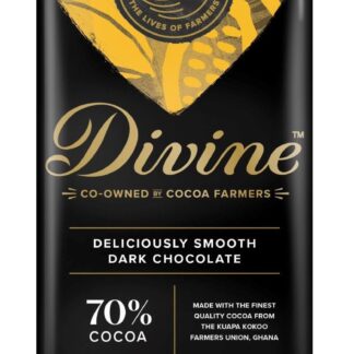 DIVINE DARK 70%, Mörk choklad - Fairtrade och Vegan