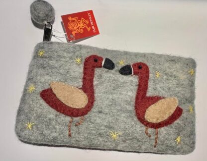 Myntbörs Flamingo