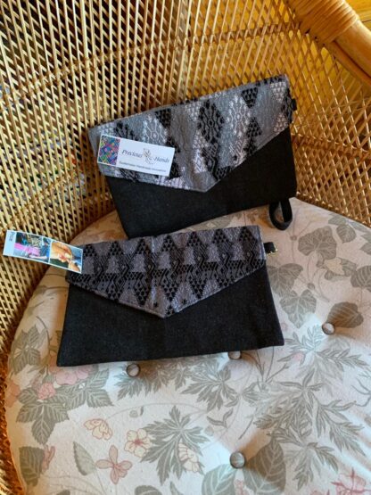 Clutch Huipil Svart/Grå - väska 1 - Bild 2