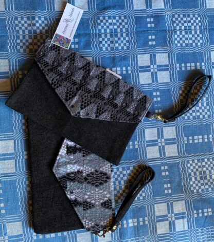 Clutch Huipil Svart/Grå - väska 1 - Bild 5