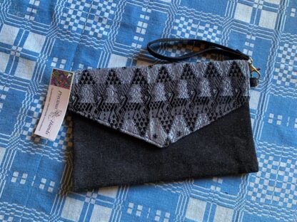 Clutch Huipil Svart/Grå - väska 2