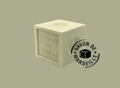 Savon de Marseille Kub - Fransk Naturtvål Olive 300g - Bild 2